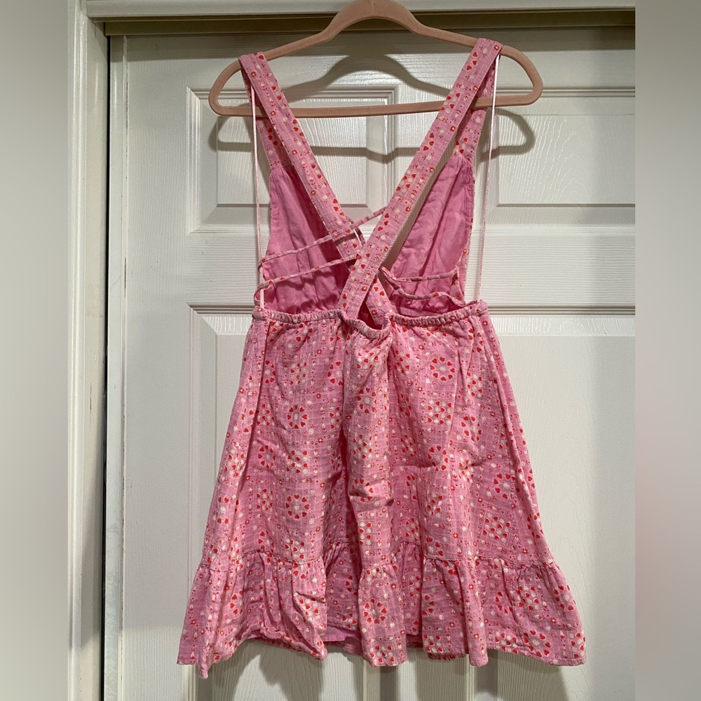 Urban Outfitters Hansel Printed Strappy-Back Mini Dress Size Medium‎ - Picture 8 of 13